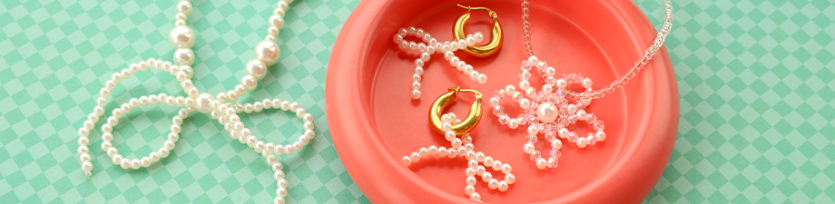 Neue atemberaubende Statement-Anh&auml;nger: Perlenschleifen