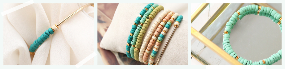 Kokos / Natur Perlen