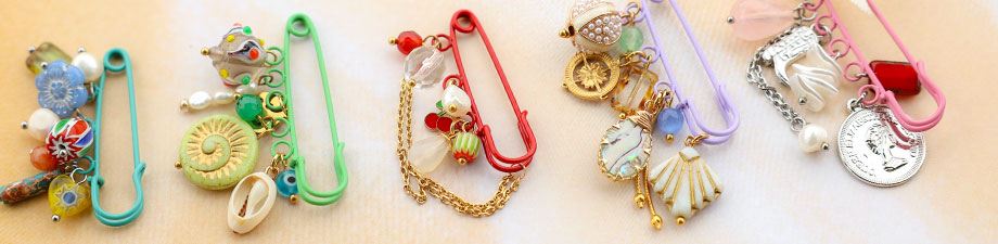 Neue Serie Schmuck-Sicherheitsnadeln mit &Ouml;sen