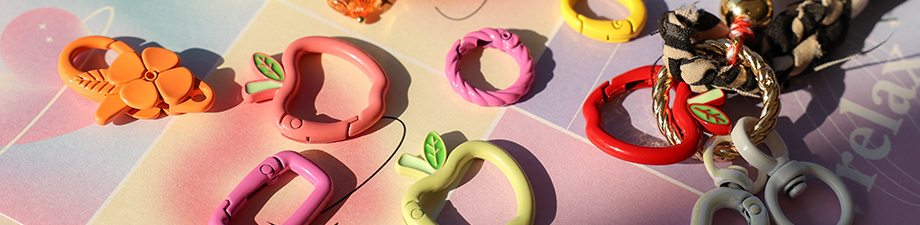 Farbige Karabiner nicht nur für Schlüsselanhänger Farbige Karabiner nicht nur für Schlüsselanhänger