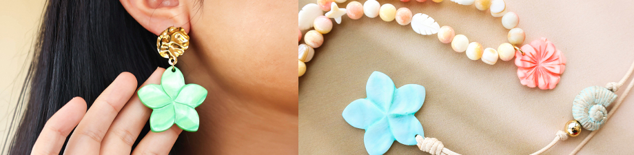 Schmuckdesigns mit Perlmuttperlen