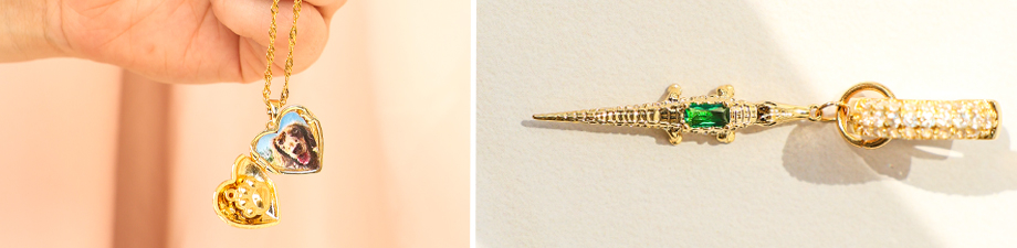 Neue Serie detailverliebte Messing-Anhänger Neue Serie detailverliebte Messing-Anhänger