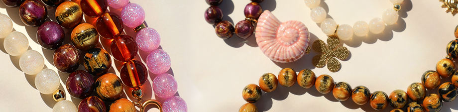 Neue Fashion-Serie Acryl- & Resinperlen