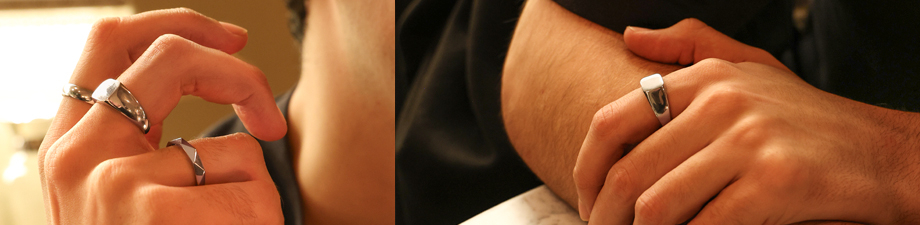 Neue Serie mit Ringen aus Edelstahl für Herren Neue Serie mit Ringen aus Edelstahl für Herren