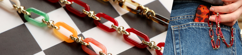 Trendy Handketten aus Acryl und Zubeh&ouml;r