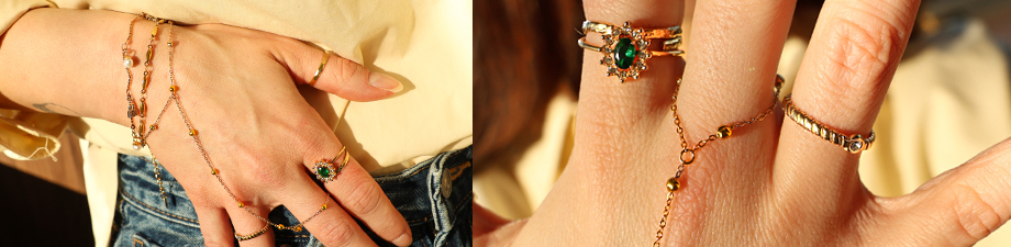 Neue Serie trendiger Handketten aus Edelstahl