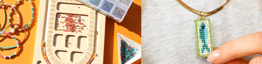 Neue Serie mit bunten Miyuki-Perlen