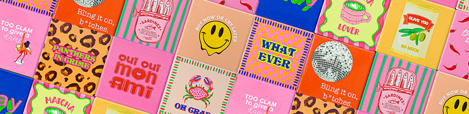 Trendige BY31&reg;-Deko-Fliesen mit Spruch