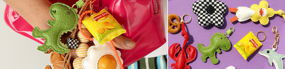 Neue Serie mit trendaktuellen Taschenanhängern Neue Serie mit trendaktuellen Taschenanhängern