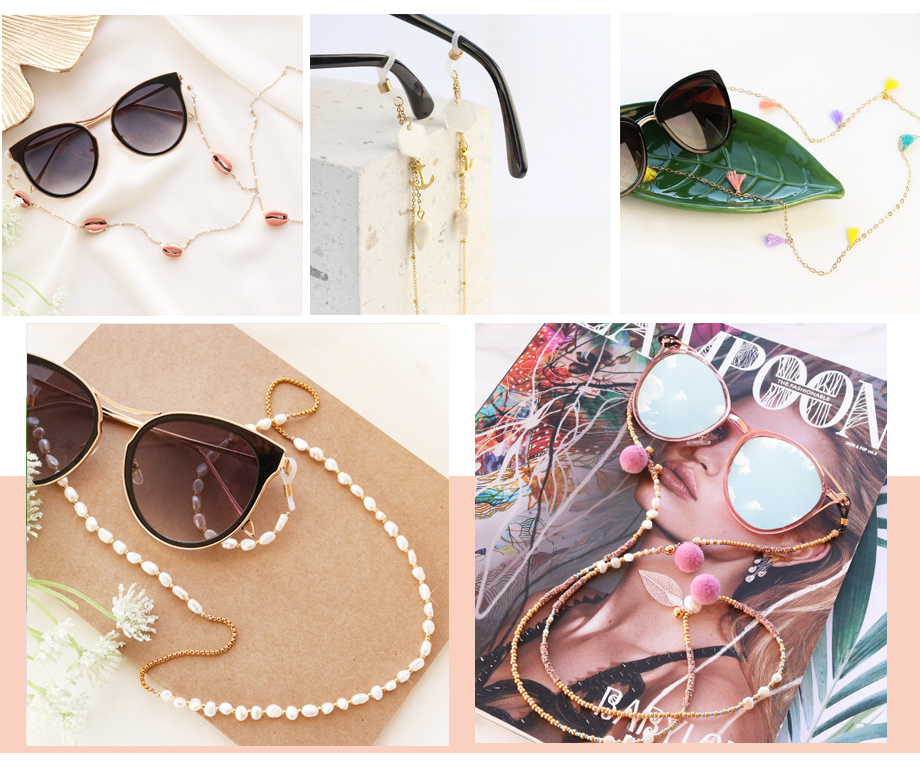 Beginnen Sie mit Sonnenbrillen Kordeln, das können Sie damit machen: