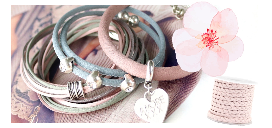 Trendy gestikt koord